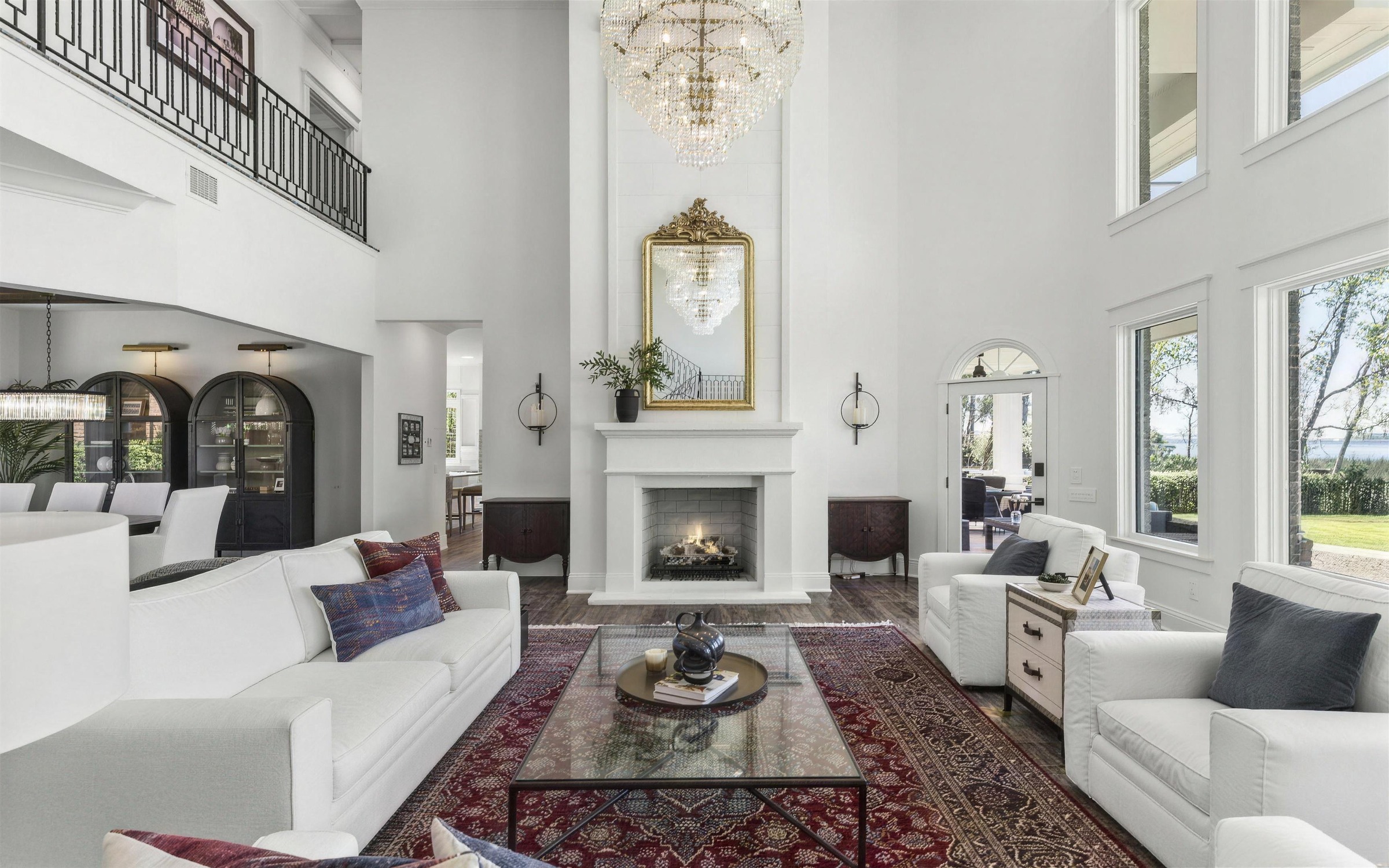 Living Room & Fireplace Painting — Mandarin