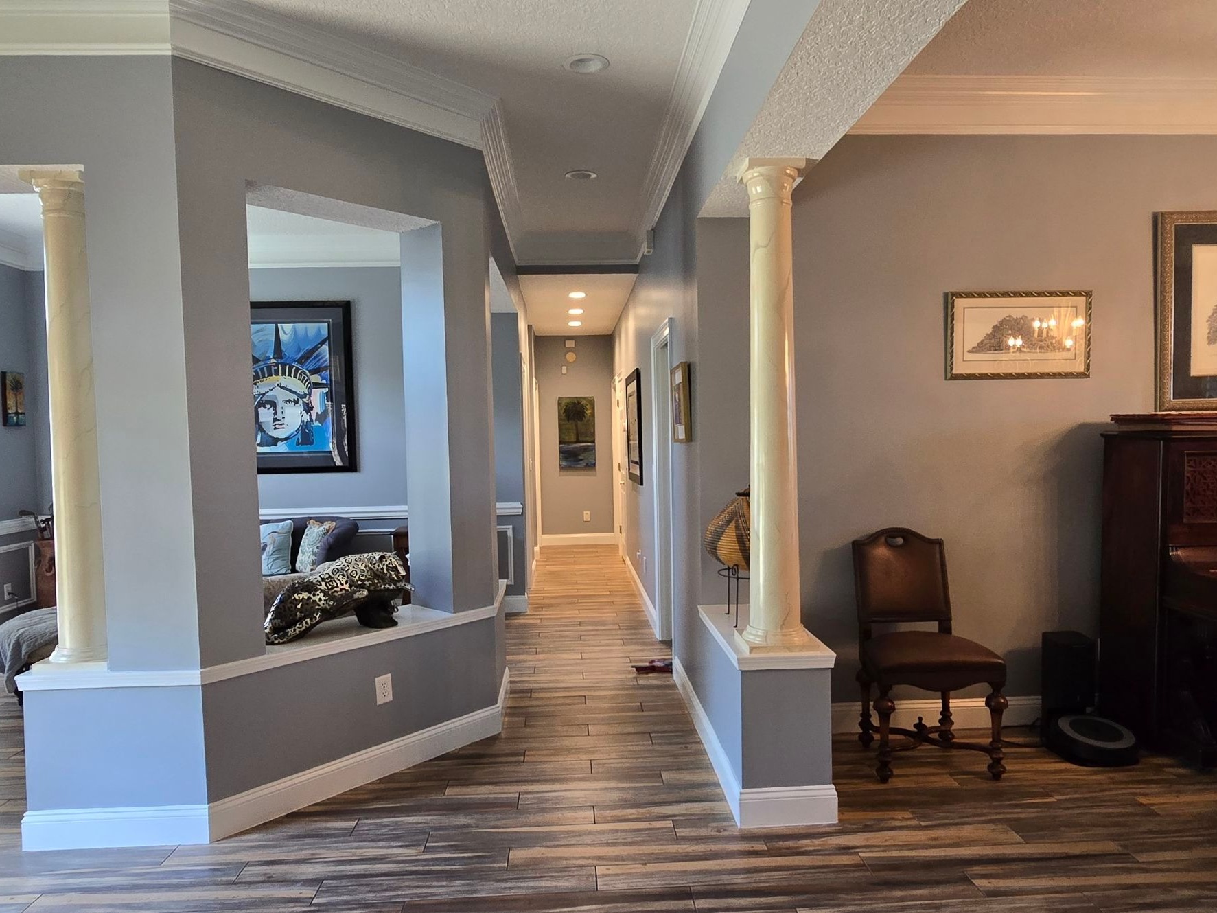 1. Entry & Hallway Painting — Queens Harbor