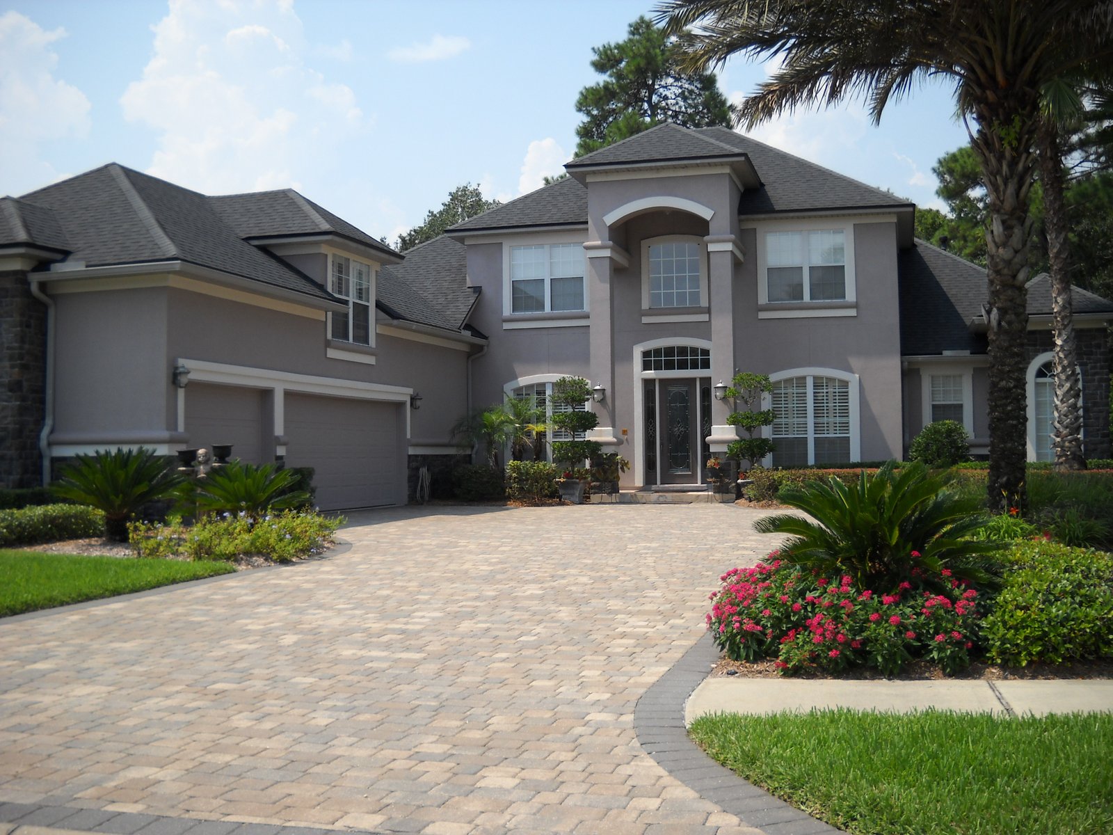 Exterior painting project on a multi-unit property in Northeast Florida