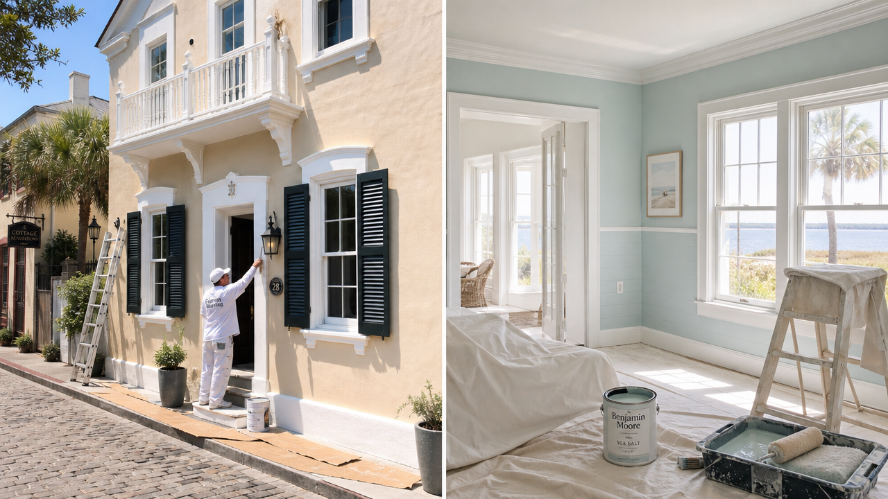 Interior painting in St. Augustine Shores, St. Johns County, Florida