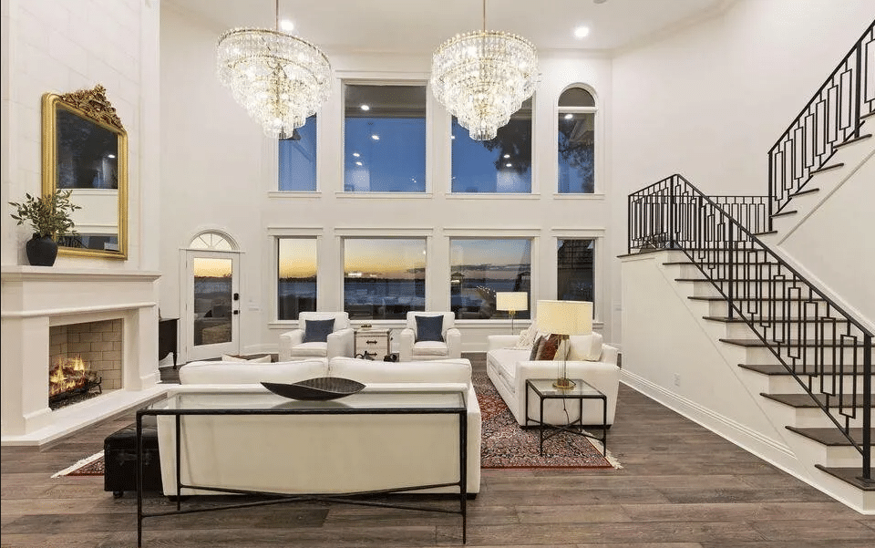 Great room high-end custom interior painting in Mandarin Jacksonville FL 32223