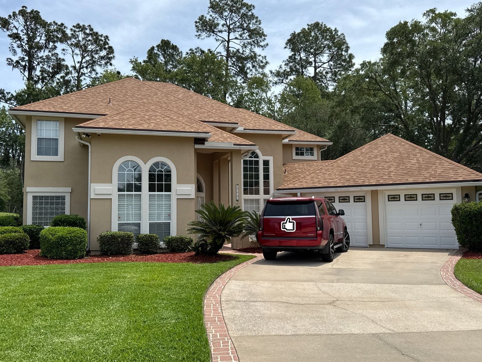 finished synthetic stucco home eagle harbor fleming island